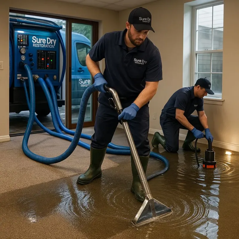 Water Extraction and Removal process in Kenton, TN